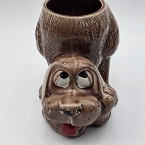 McCoy Cookie Jar Puppy Dog‎ 1978  #0272 Vintage Original No Lid Planter Jar